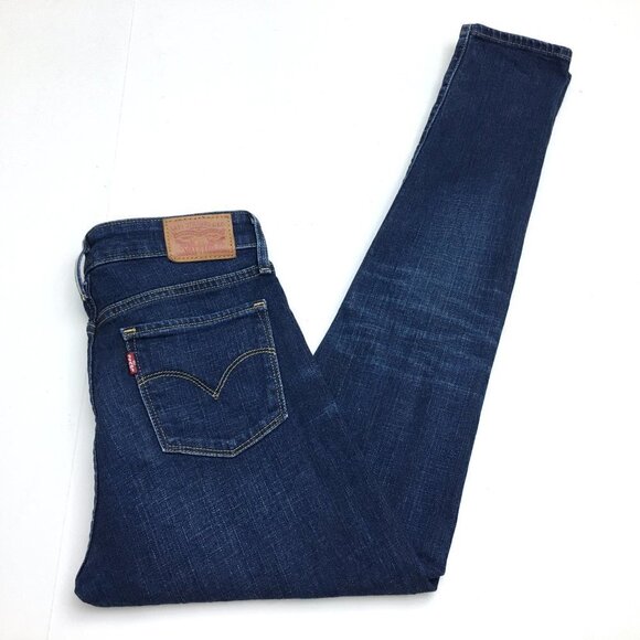 Levi's 721 Women's High Rise Skinny Jeans Selvedge Denim Dark Wash size 25 - Picture 12 of 12